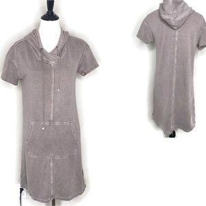 Toad&Co Gray Hoodie Dress